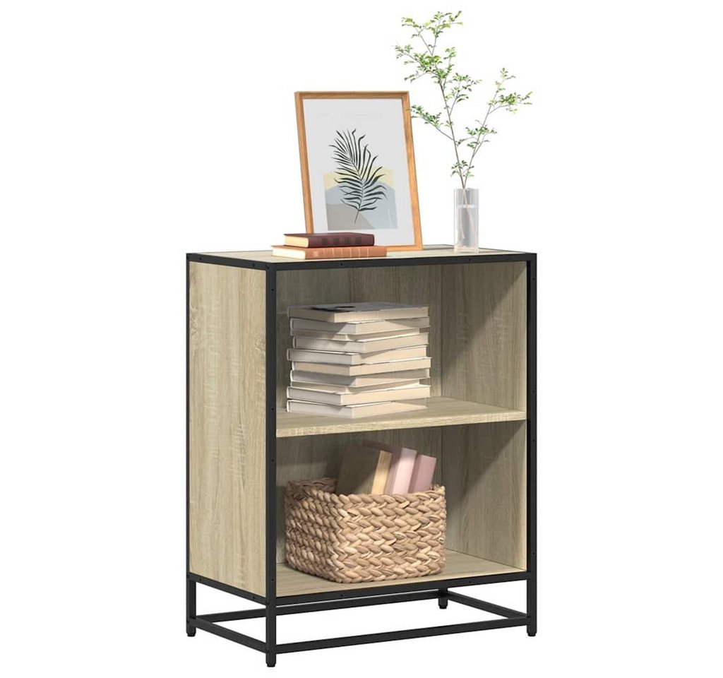 vidaXL Bücherregal, Bücherregal Sonoma-Eiche 60x35x76 cm Holzwerkstoff von vidaXL