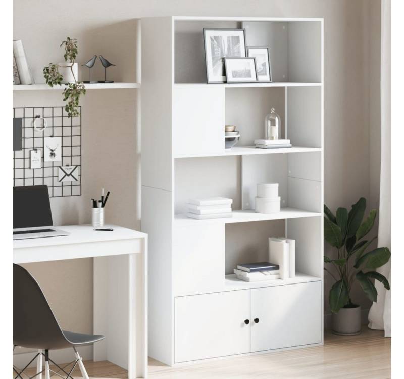 vidaXL Bücherregal, Bücherregal Weiß 100x36x189 cm Holzwerkstoff vidaXL Bücherregal, Bücherregal Weiß 100x36x189 cm Holzwerkstoff von vidaXL