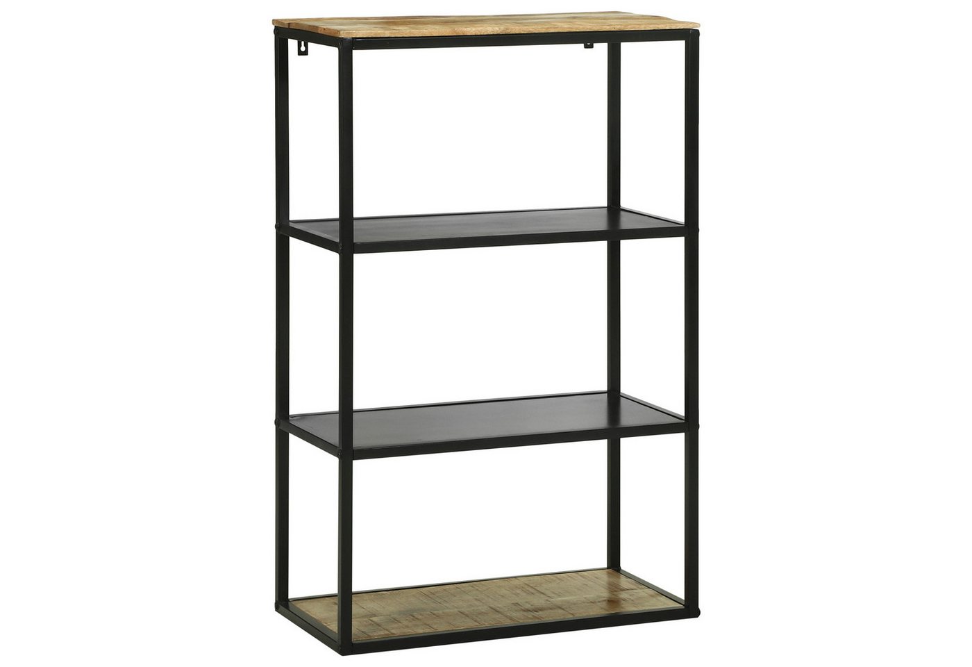 vidaXL Bücherregal Bücherregal 70x35x110 cm Massivholz Grob, 1-tlg. von vidaXL