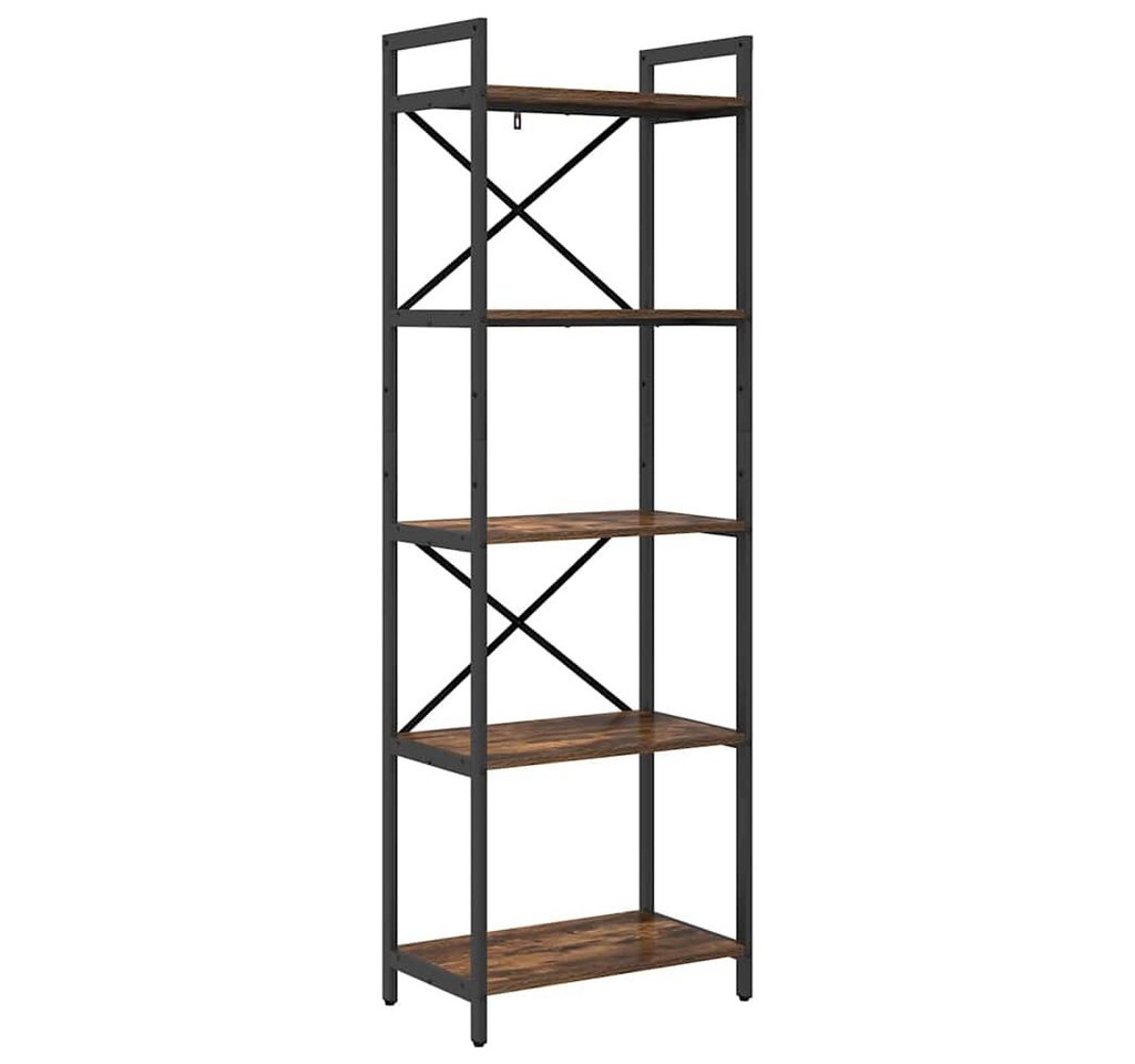 vidaXL Bücherregal Bücherregal Geräucherte Eiche 56 x 34 x 171 cm Holzwerkstoff, 1-tlg. von vidaXL