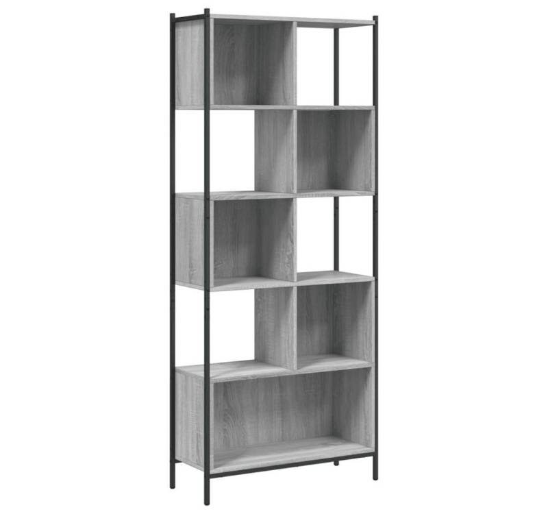 vidaXL Bücherregal Bücherregal Grau Sonoma 72x28x172 cm Spanplatte von vidaXL
