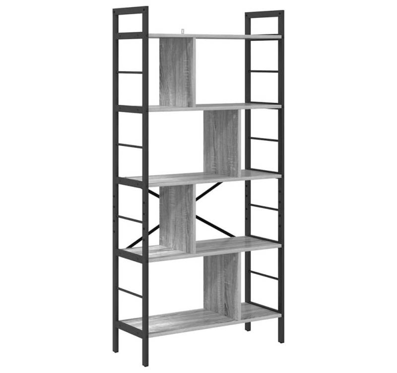 vidaXL Bücherregal Bücherregal Graues Sonoma 75 x 30 x 156 cm Holzwerkstoff, 1-tlg. von vidaXL