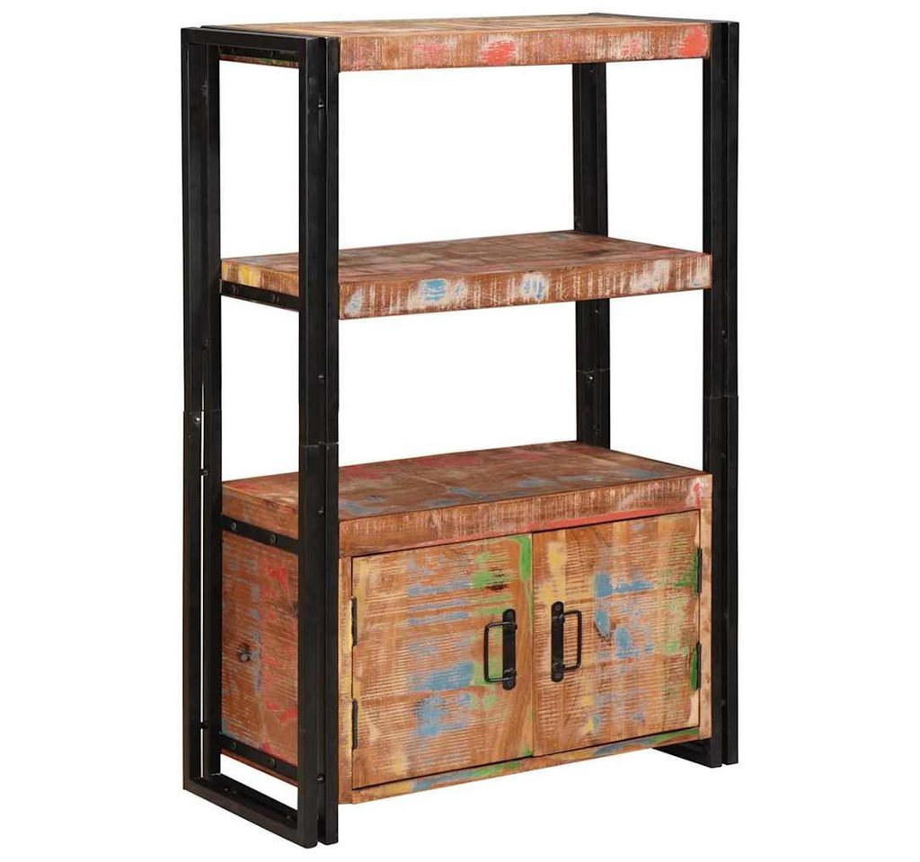 vidaXL Bücherregal Bücherregal mit Türen Braun Massives recyceltes Holz und Metall, 1-tlg. vidaXL Bücherregal Bücherregal mit Türen Braun Massives recyceltes Holz und Metall, 1-tlg. von vidaXL