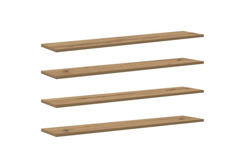 vidaXL Bücherregal Bücherregalbrett 4 pcs Braun 100 x 40 x 1.5cm Spanplatte, 4-tlg. von vidaXL