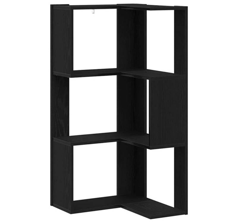 vidaXL Bücherregal Eckregal Schwarze Eiche 50 x 50 x 102 cm Holzwerkstoff, 1-tlg. von vidaXL