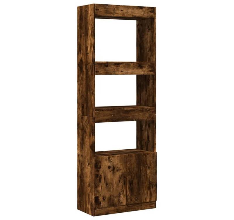 vidaXL Bücherregal Highboard 63x33x180 cm Räuchereiche Spanplatte von vidaXL