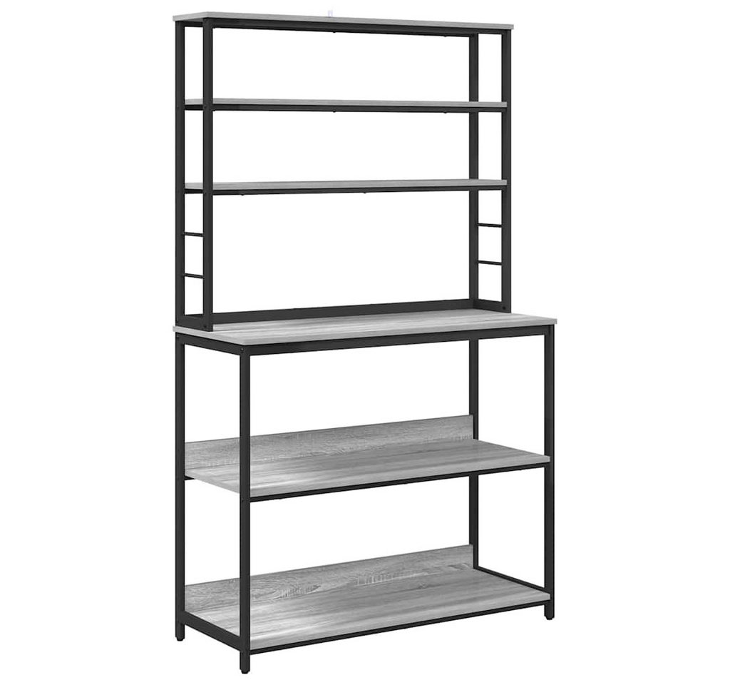 vidaXL Bücherregal Küchenregal Graues Sonoma 100 x 40 x 168 cm Holzwerkstoff, 1-tlg. vidaXL Bücherregal Küchenregal Graues Sonoma 100 x 40 x 168 cm Holzwerkstoff, 1-tlg. von vidaXL