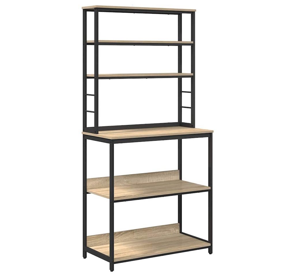 vidaXL Bücherregal Küchenregal Sonoma-Eiche 80 x 40 x 168 cm Holzwerkstoff, 1-tlg. vidaXL Bücherregal Küchenregal Sonoma-Eiche 80 x 40 x 168 cm Holzwerkstoff, 1-tlg. von vidaXL