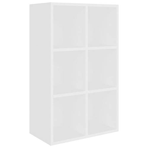 vidaXL Bücherregal Sideboard Standregal Büroregal Weiß 66×30×97,8 cm Holzwerkstoff von vidaXL