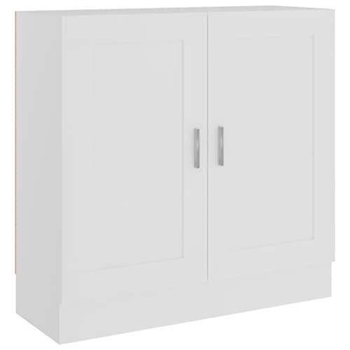 vidaXL Bücherschrank mit 2 Fächern 2 Türen Büroschrank Aktenschrank Bücherregal Schrank Aktenregal Standregal Weiß 82,5x30,5x80cm Holzwerkstoff vidaXL Bücherschrank mit 2 Fächern 2 Türen Büroschrank Aktenschrank Bücherregal Schrank Aktenregal Standregal Weiß 82,5x30,5x80cm Holzwerkstoff von vidaXL