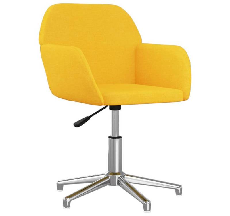vidaXL Bürostuhl, Schreibtischstuhl Drehbar Hellgelb Stoff von vidaXL