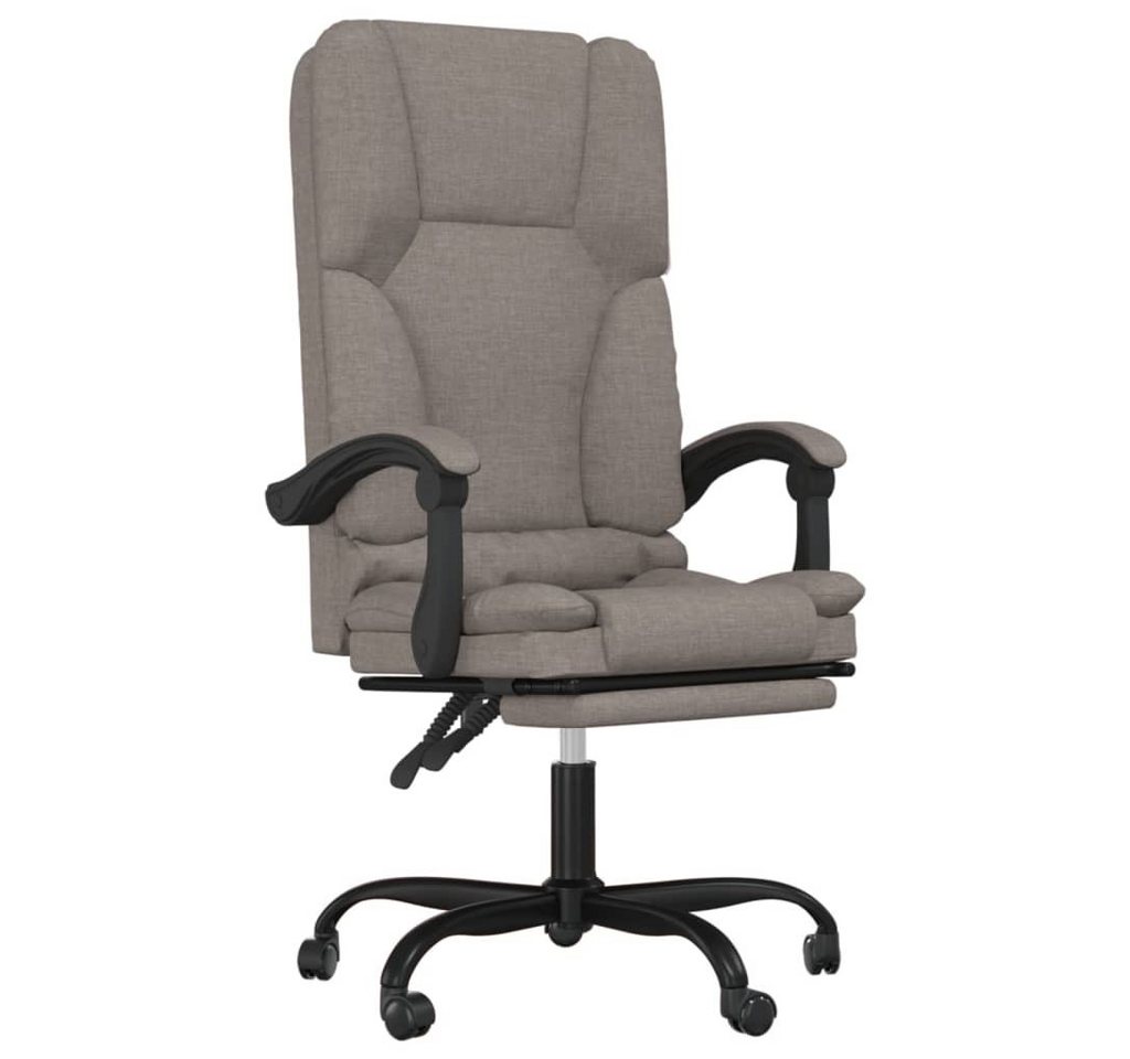 vidaXL Bürostuhl Bürostuhl mit Massagefunktion Taupe Stoff (1 St) von vidaXL