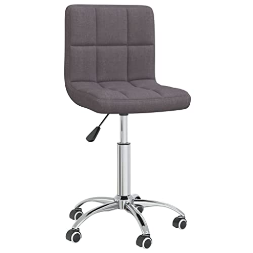 vidaXL Bürostuhl mit Rollen Drehbar Höhenverstellbar Drehstuhl Schreibtischstuhl Computerstuhl Stuhl Rollhocker Büromöbel Taupe Stoff vidaXL Bürostuhl mit Rollen Drehbar Höhenverstellbar Drehstuhl Schreibtischstuhl Computerstuhl Stuhl Rollhocker Büromöbel Taupe Stoff von vidaXL