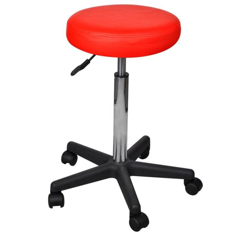 vidaXL Bürostuhl, Bürohocker 2 Stk. Rot 35,5x84 cm Kunstleder von vidaXL