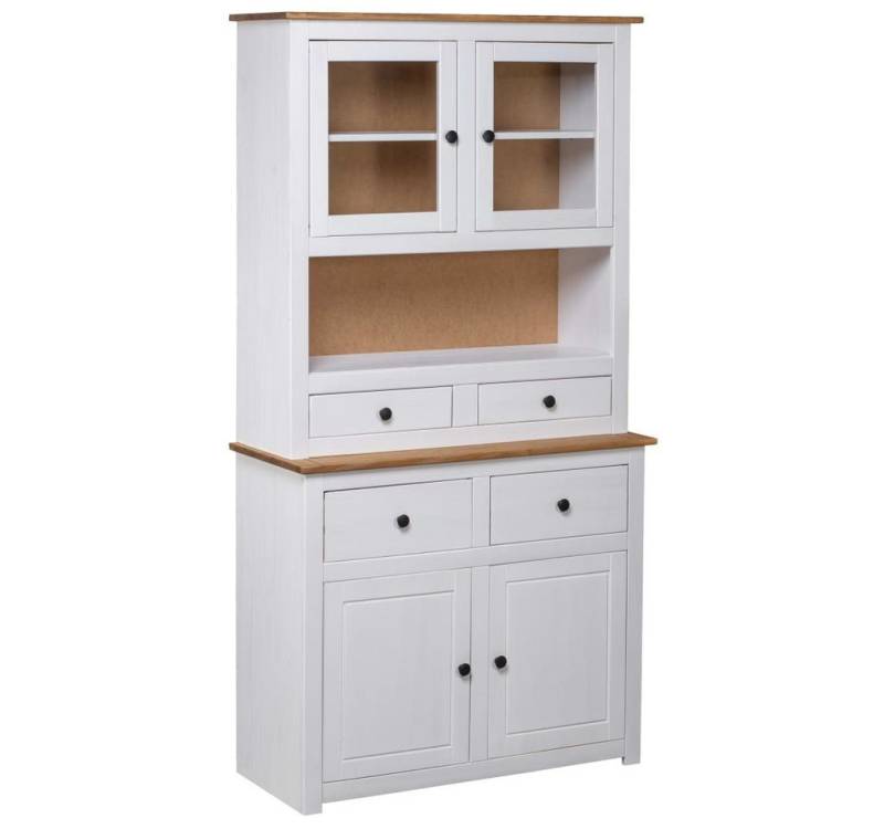 vidaXL Buffet Buffet Weiß 9340,5180 cm Kiefer Massivholz Panama Serie von vidaXL