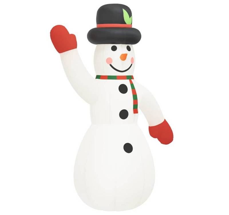 vidaXL Christbaumschmuck Aufblasbarer Schneemann mit LEDs 455 cm (1-tlg) von vidaXL