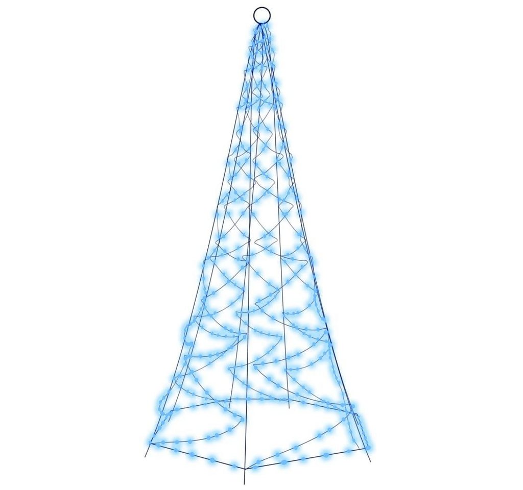 vidaXL Christbaumschmuck LED-Weihnachtsbaum für Fahnenmast Blau 200 LEDs 180 cm (1-tlg) von vidaXL