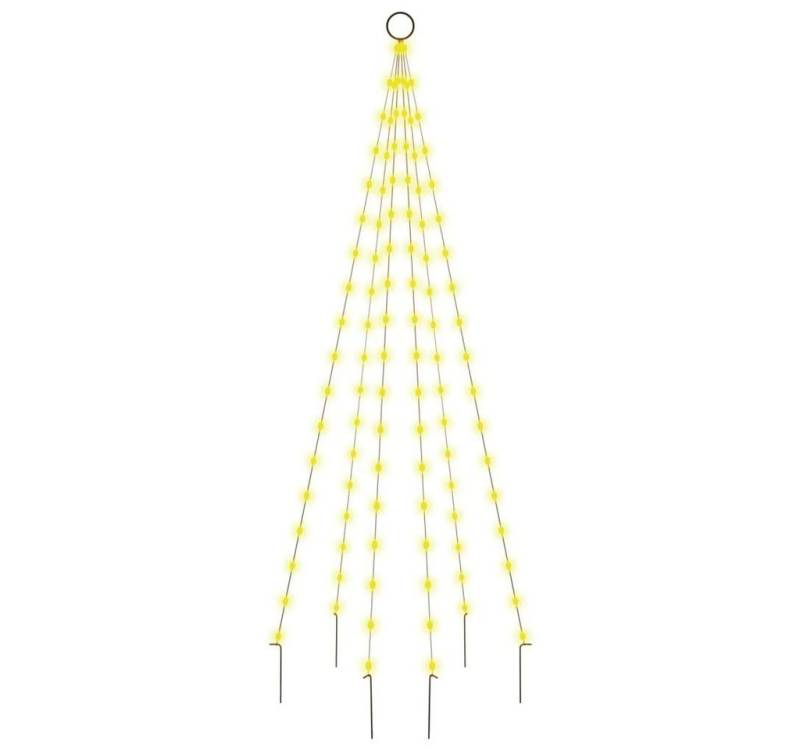 vidaXL Christbaumschmuck LED-Weihnachtsbaum für Fahnenmast Warmweiß 108 LEDs 180 cm (1-tlg) von vidaXL