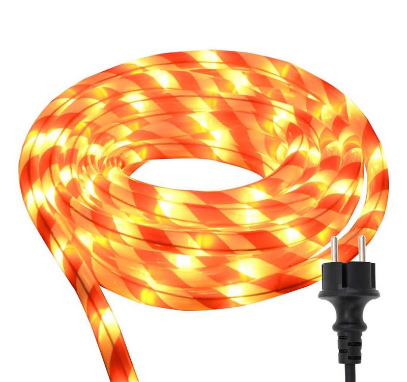 vidaXL Christbaumschmuck Lichtseil mit 240 LEDs Warmes Weiß 10 m PVC (1-tlg) von vidaXL