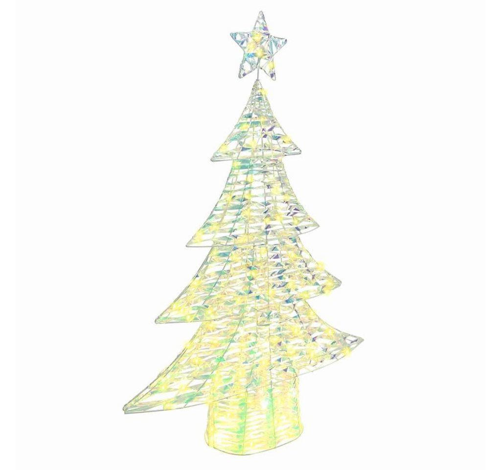 vidaXL Christbaumschmuck Weihnachtsbaum mit 120 LEDs Warmweiß 120 cm Haustier (1-tlg) von vidaXL