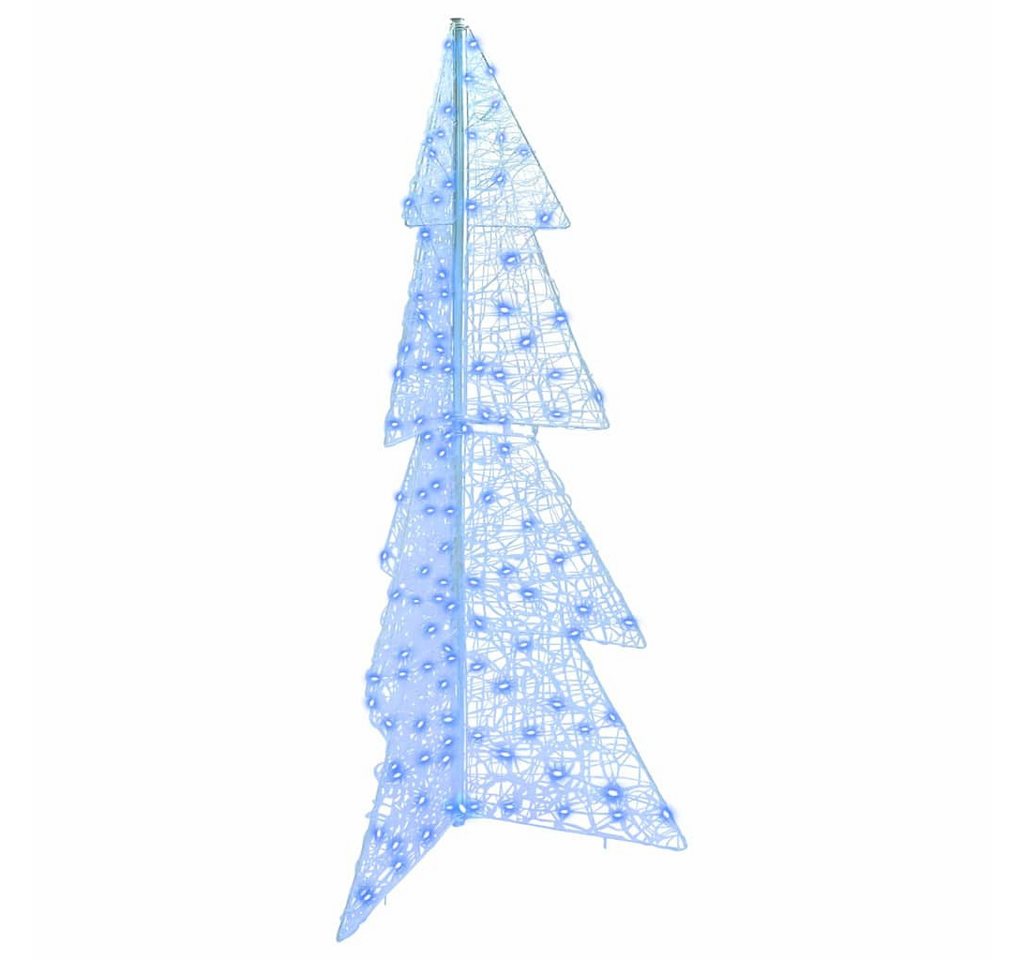 vidaXL Christbaumschmuck Weihnachtsbaum mit 160 LEDs Blau 150 cm Acryl (1-tlg) von vidaXL