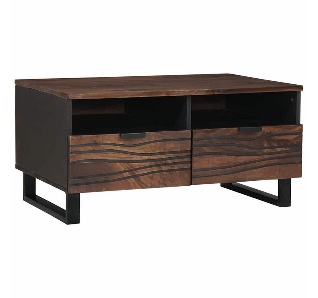 vidaXL Couchtisch Couchtisch mit Schubladen Braun und Schwarz 80 x 54 x 40 cm (1-St) von vidaXL