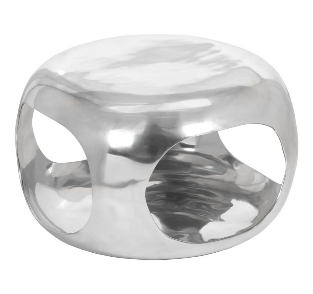 vidaXL Couchtisch Couchtisch Aluminium 50x50x30 cm Silbern von vidaXL