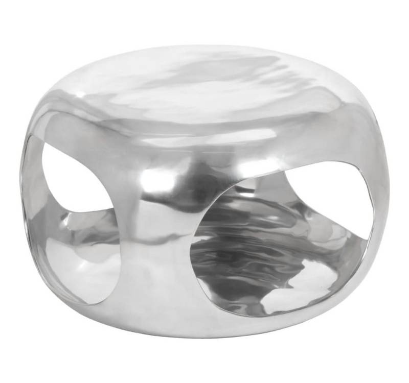 vidaXL Couchtisch Couchtisch Aluminium 50x50x30 cm Silbern vidaXL Couchtisch Couchtisch Aluminium 50x50x30 cm Silbern von vidaXL