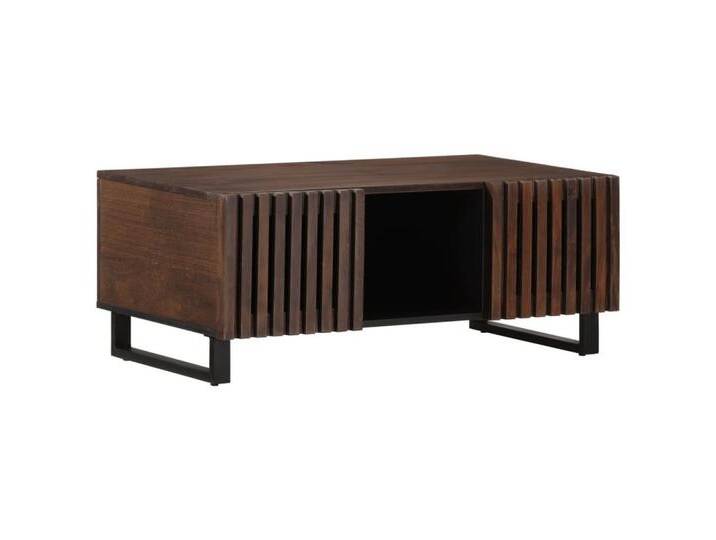 vidaXL Couchtisch Couchtisch Braun 100x55x40 cm Massivholz (1-St), braun von vidaXL