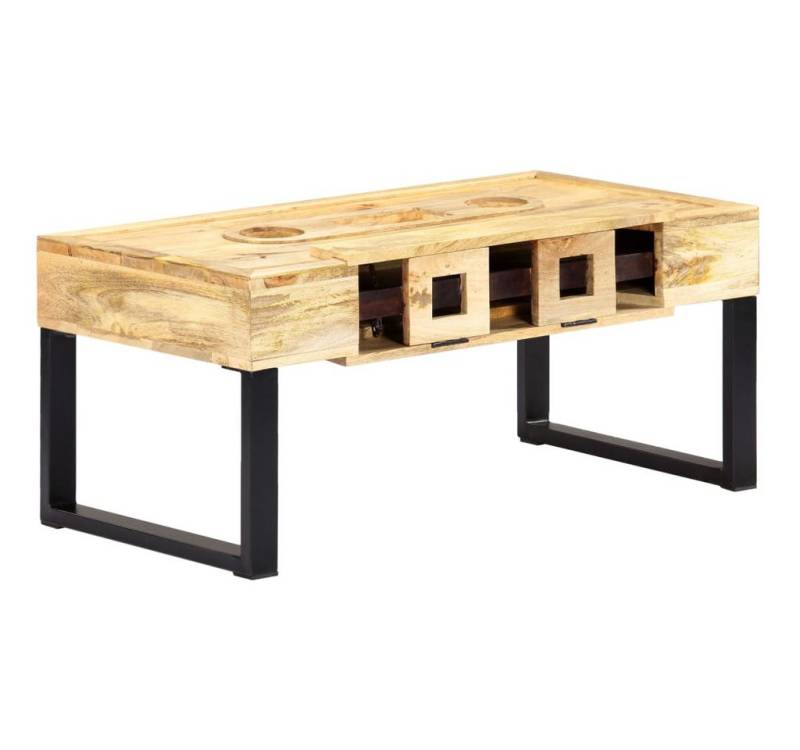 vidaXL Couchtisch Couchtisch Kassettenstil 100×52×45 cm Massivholz von vidaXL