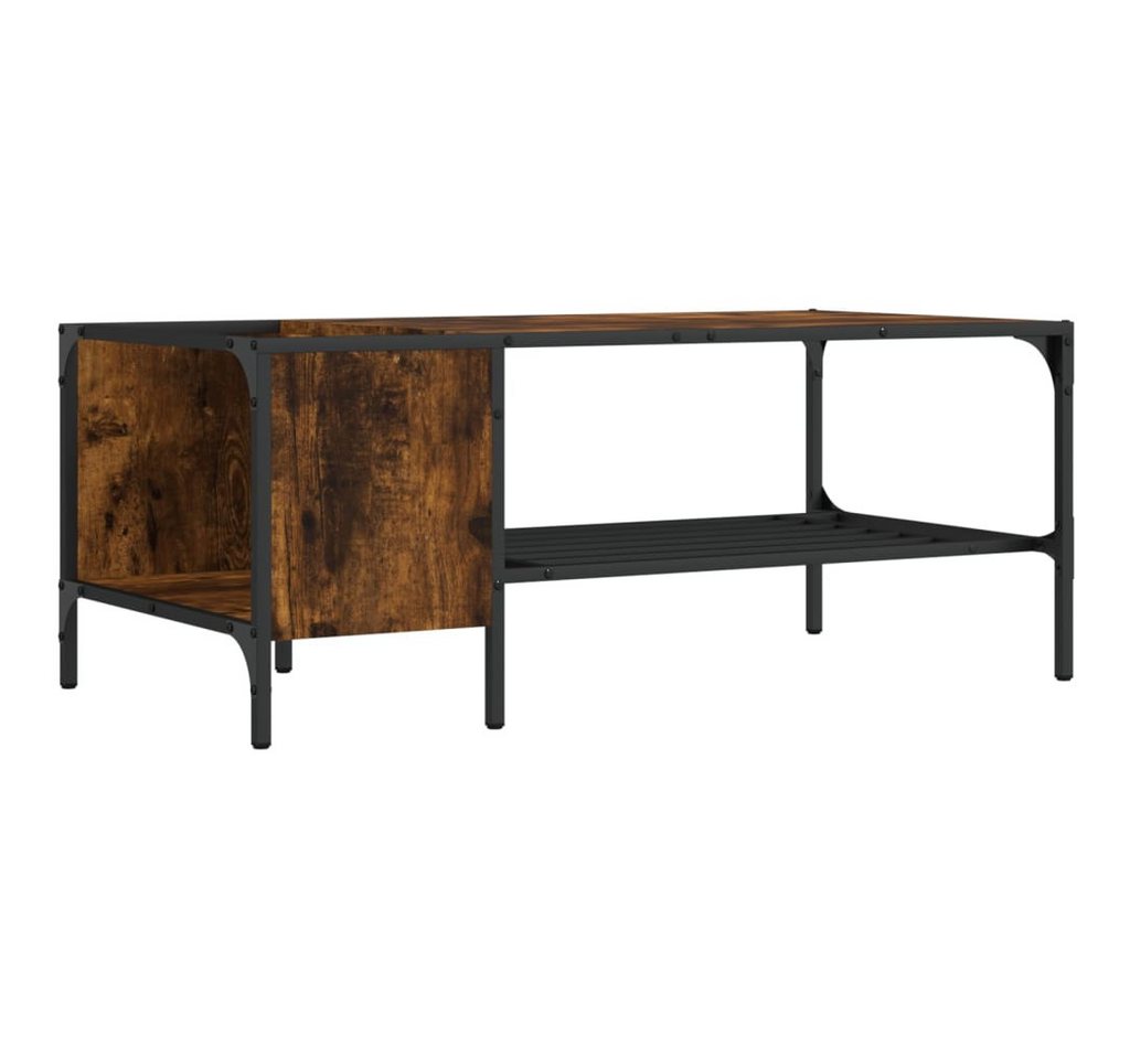vidaXL Couchtisch Couchtisch mit Regal Räuchereiche 100x51x40 cm Holzwerkstoff (1-St) von vidaXL