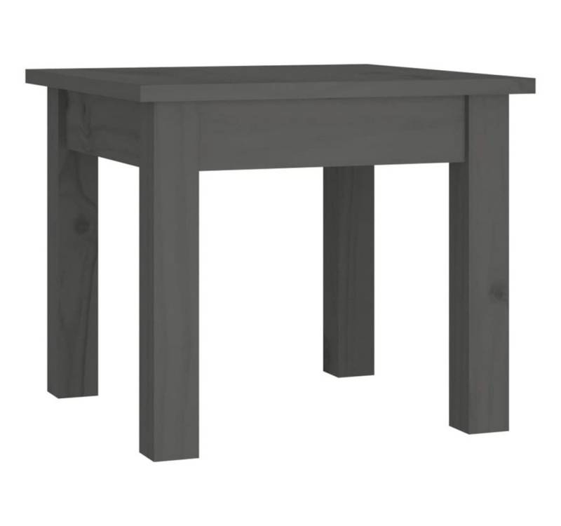vidaXL Ablagetisch, Couchtisch Grau 35x35x30 cm Massivholz Kiefer von vidaXL