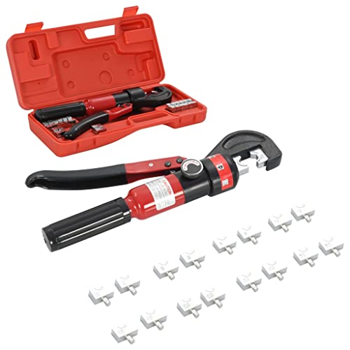 vidaXL Crimpzange Presszange Rohrpresszange Crimpwerkzeug Kabelschuhzange Kabelschuh Zange 4-70 mm² für Verbundrohr Kupferrohr Hydraulisch vidaXL Crimpzange Presszange Rohrpresszange Crimpwerkzeug Kabelschuhzange Kabelschuh Zange 4-70 mm² für Verbundrohr Kupferrohr Hydraulisch von vidaXL