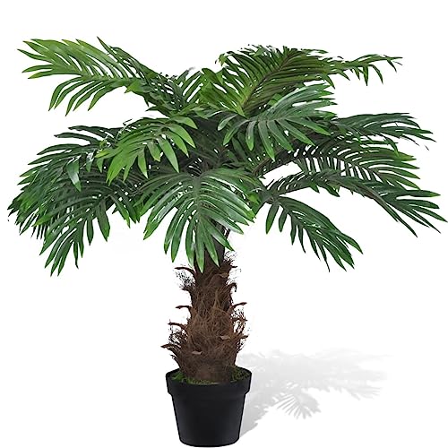 vidaXL Cycaspalme Kunstpalme Kunstpflanze Zimmerpflanze künstlich Cycas 80 cm von vidaXL