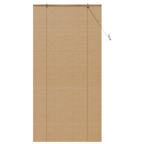 vidaXL Das Bambus-Rollo ist eine stylische und umweltfreundliche Möglichkeit, Dein Wohnzimmer zu beschatten. Es filtert das Licht, ist durchscheinend und super für das Schlafzimmer geeignet von vidaXL