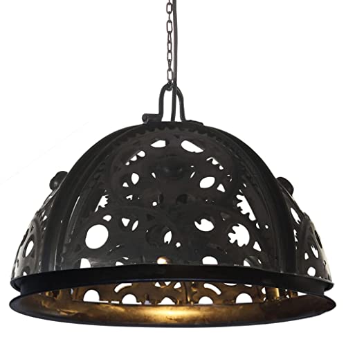 vidaXL Deckenlampe Industriestil Kettenrad-Design Hängeleuchte Pendelleuchte Hängelampe Deckenleuchte Pendellampe Wohnzimmer 45cm E27 von vidaXL