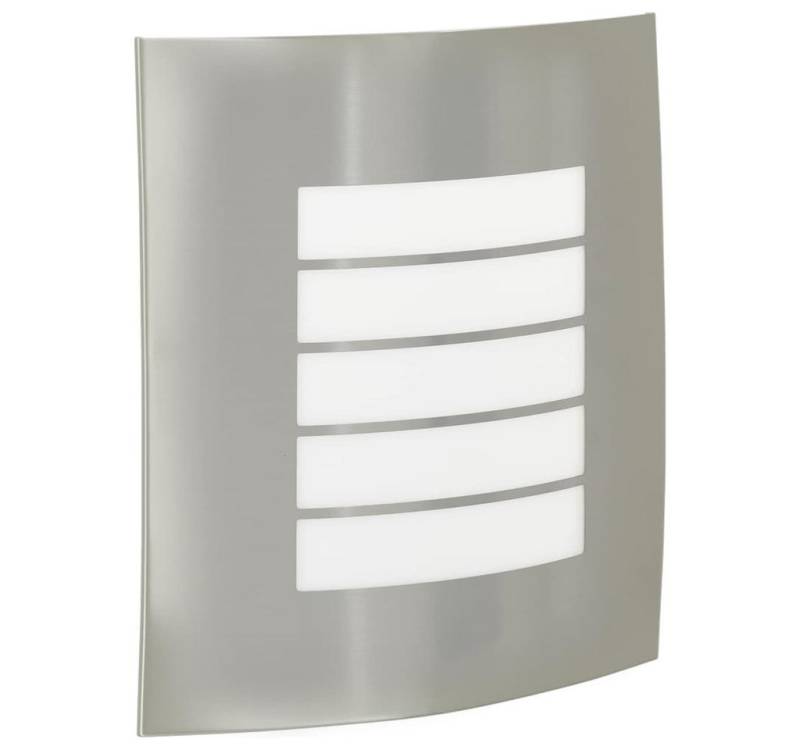 vidaXL Deckenleuchte Außenwandleuchte 2 pcs Silber 23.5 x 10.5 x 26 cm Edelstahl von vidaXL