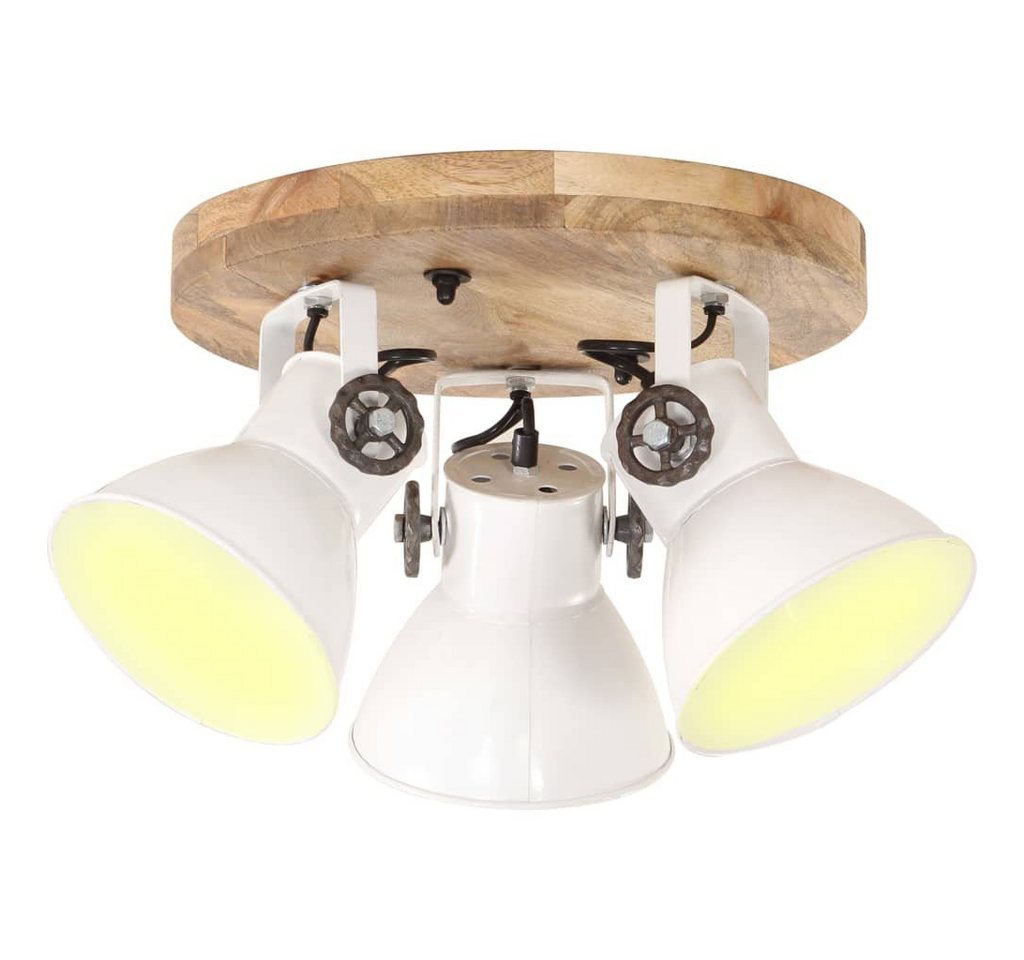 vidaXL Deckenleuchte Deckenlampe Industriestil 25 W Weiß 42x27 cm E27 vidaXL Deckenleuchte Deckenlampe Industriestil 25 W Weiß 42x27 cm E27 von vidaXL