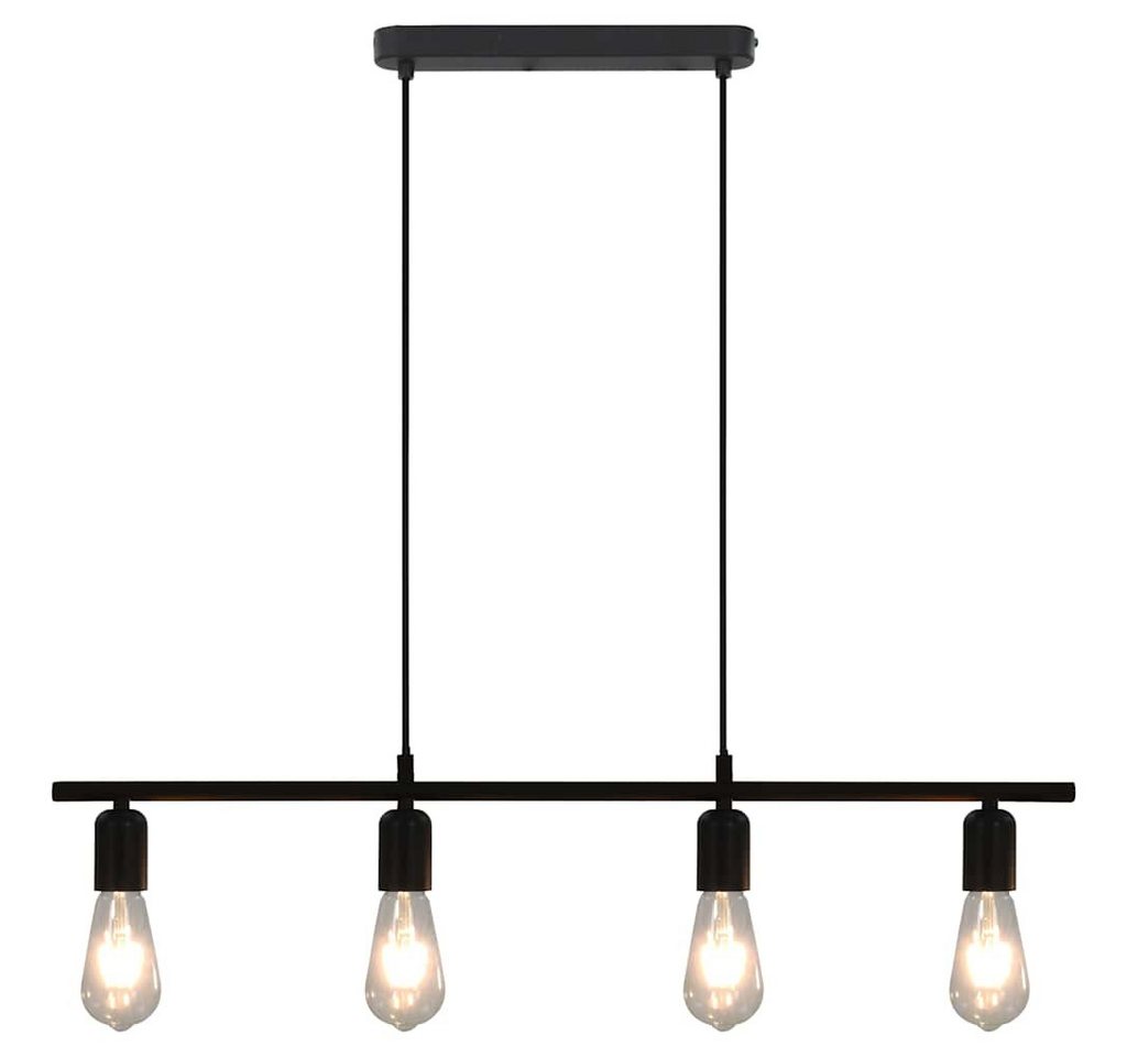 vidaXL Deckenleuchte Deckenleuchte mit Glühlampen 2 W Schwarz 80 cm E27 von vidaXL