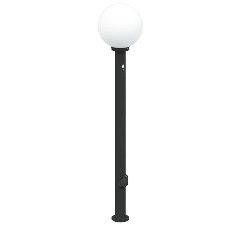 vidaXL Deckenleuchte Pollerleuchte mit Sensor und Steckdose 120 cm Schwarz IP44 vidaXL Deckenleuchte Pollerleuchte mit Sensor und Steckdose 120 cm Schwarz IP44 von vidaXL