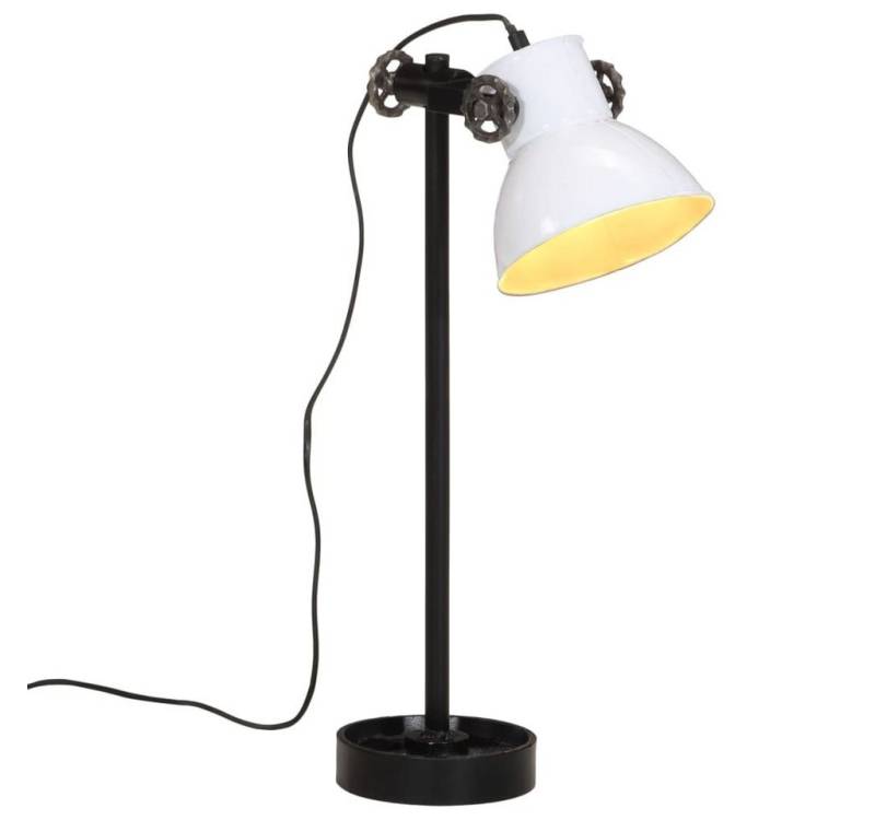 vidaXL Deckenleuchte Schreibtischlampe 25 W Weiß 15x15x55 cm E27 von vidaXL