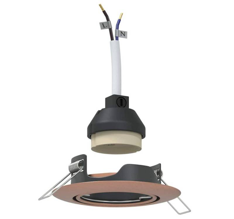 vidaXL Deckenleuchte Spotlights mit Scheinwerfern 6 pcs Kupfer 9 x 9 cm Metall vidaXL Deckenleuchte Spotlights mit Scheinwerfern 6 pcs Kupfer 9 x 9 cm Metall von vidaXL