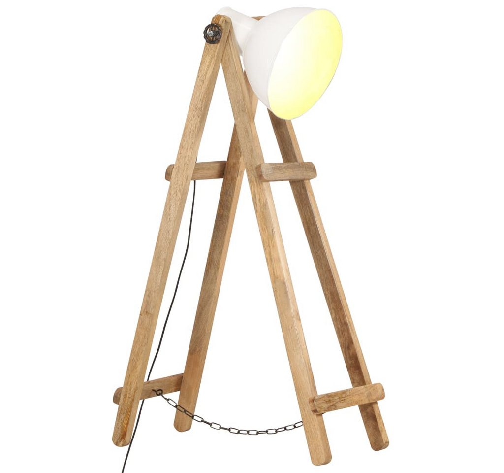 vidaXL Deckenleuchte Stehlampe Weiß E27 Massivholz vidaXL Deckenleuchte Stehlampe Weiß E27 Massivholz von vidaXL