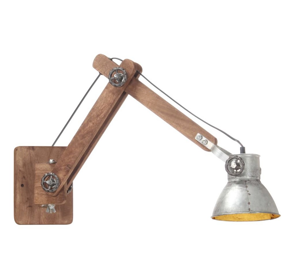 vidaXL Deckenleuchte Wandleuchte Industrie-Stil Silbern Rund E27 vidaXL Deckenleuchte Wandleuchte Industrie-Stil Silbern Rund E27 von vidaXL