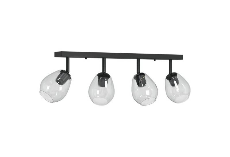vidaXL Deckenleuchten Deckenleuchte mit verstellbarem Glasschirm Anthrazit E27 von vidaXL