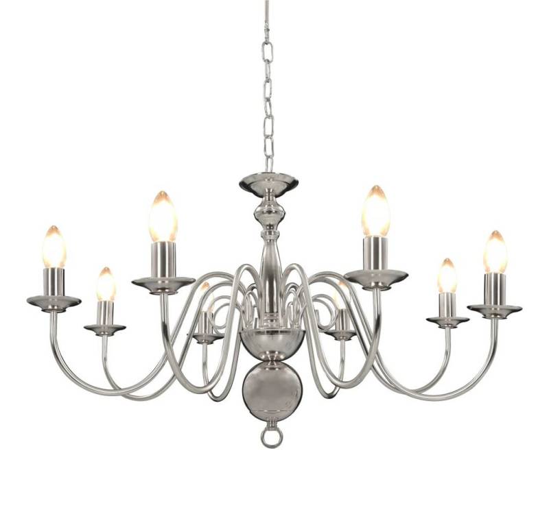 vidaXL Deckenleuchten Lampe Kronleuchter Leuchter Deckenlampe Deckenleuchte Hängelampe Silbe von vidaXL
