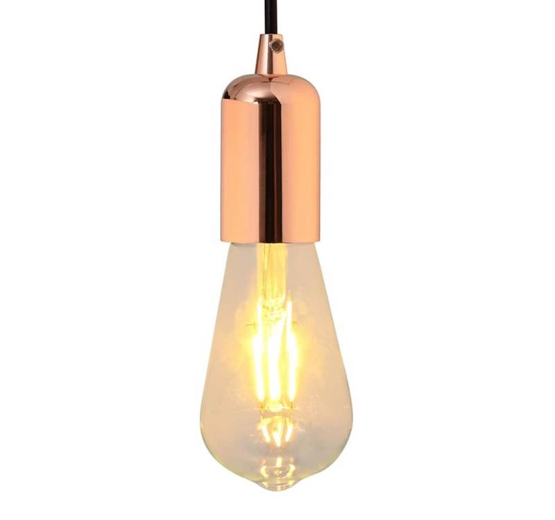 vidaXL Deckenleuchten Lampenfassungen 2 Stk Rosegold E27 von vidaXL