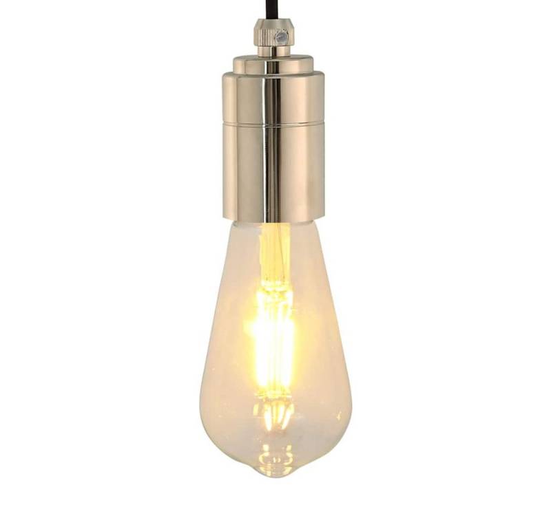 vidaXL Deckenleuchten Lampenfassungen 2 Stk Satin-Nickel E27 von vidaXL