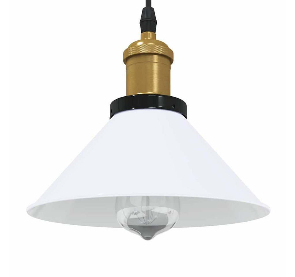 vidaXL Deckenleuchten Pendelleuchte Höhenverstellbar E27 Weiß Glänzend Ø 22 cm Metall vidaXL Deckenleuchten Pendelleuchte Höhenverstellbar E27 Weiß Glänzend Ø 22 cm Metall von vidaXL