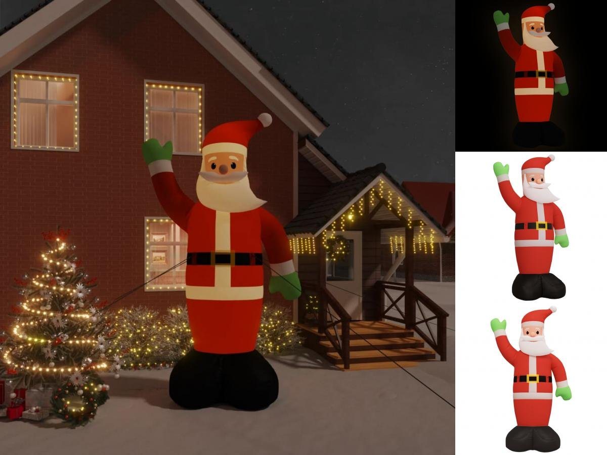 vidaXL Dekolicht Aufblasbarer Weihnachtsmann mit LEDs 475 cm von vidaXL